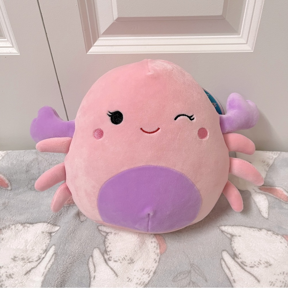 Squishmallows Cosmina Pink Crab 8” squishmallow